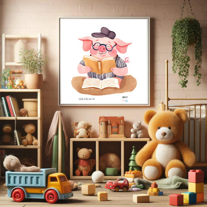 Geek Series No:7 Art Print Poster For Kids