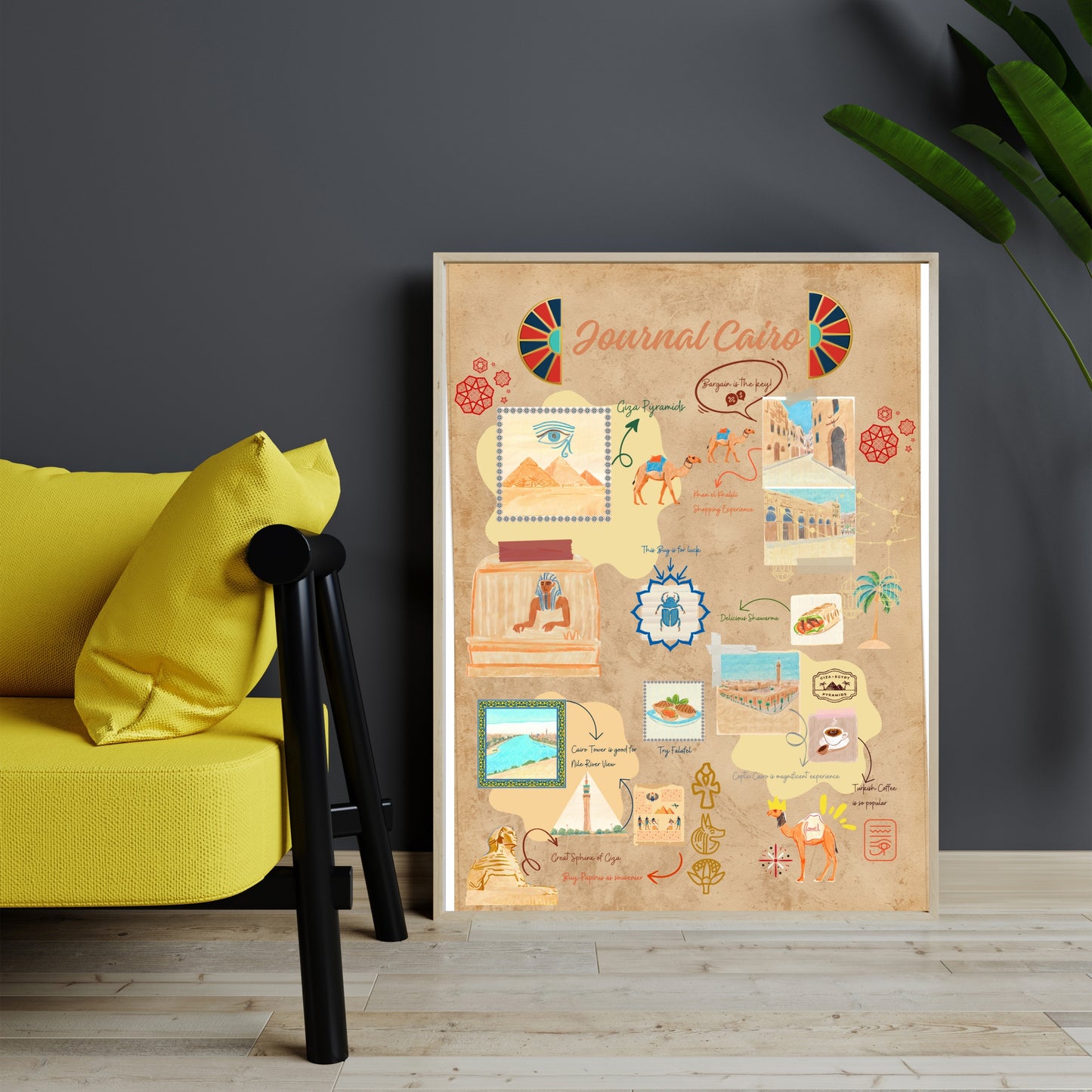 Discovery Art Print Design Poster Journal Cairo