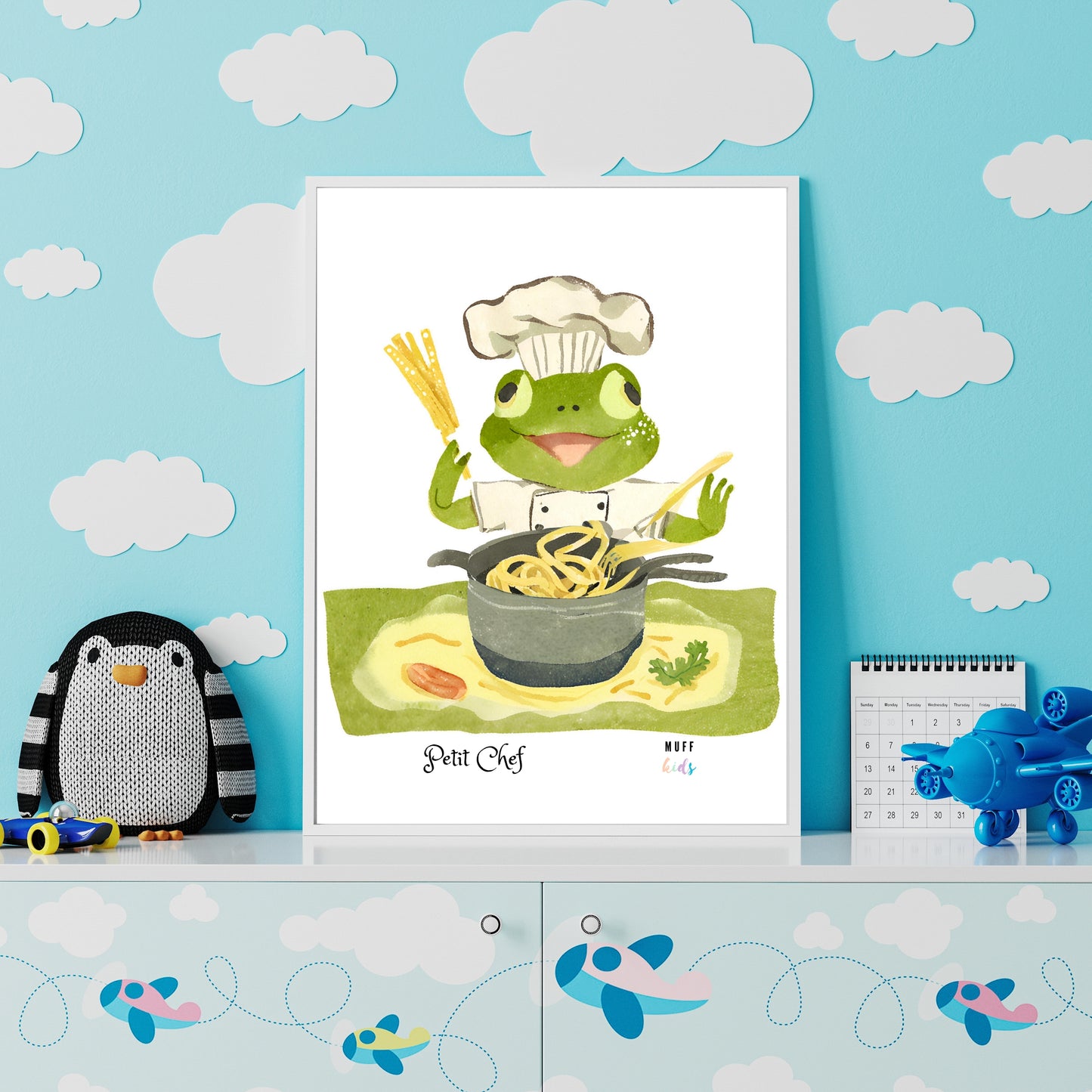 Petit Chef No.7 Art Print Tasarım Çocuk Odası Posteri