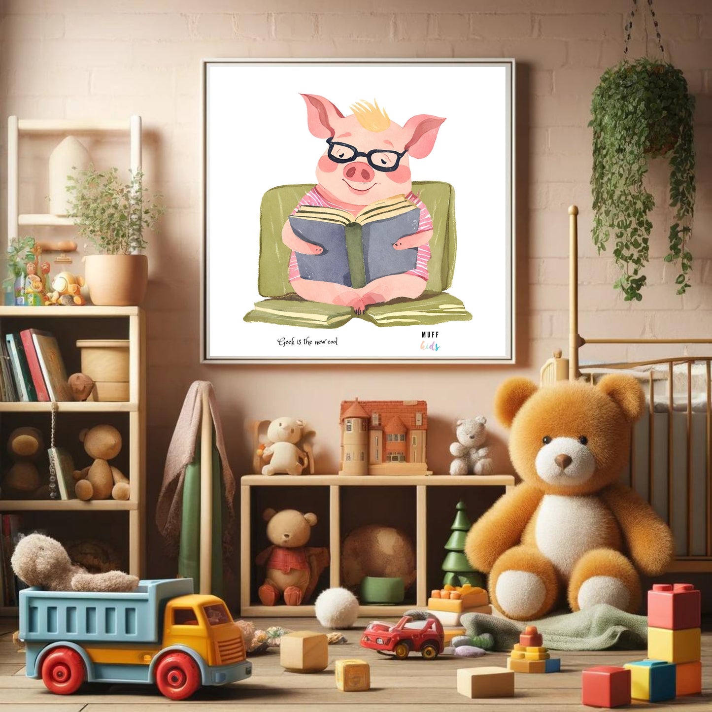 Geek Series No:8 Art Print Poster For Kids