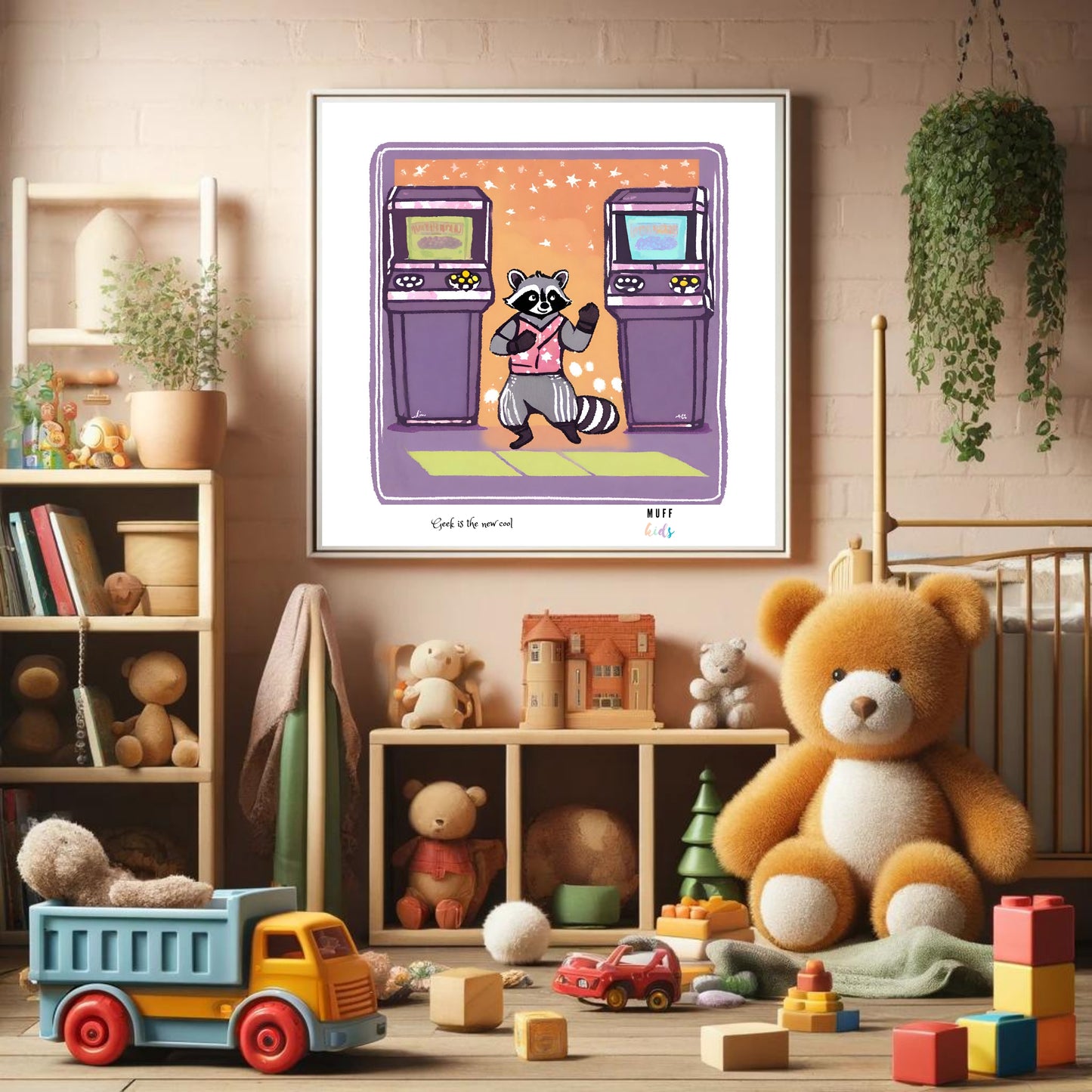 Geek Series Art Print Tasarım Çocuk Odası Posteri No.12