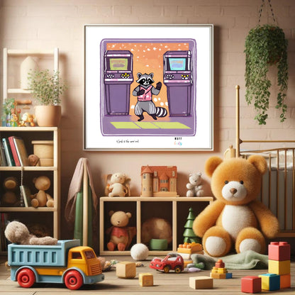 Geek Series No:12 Art Print Poster For Kids