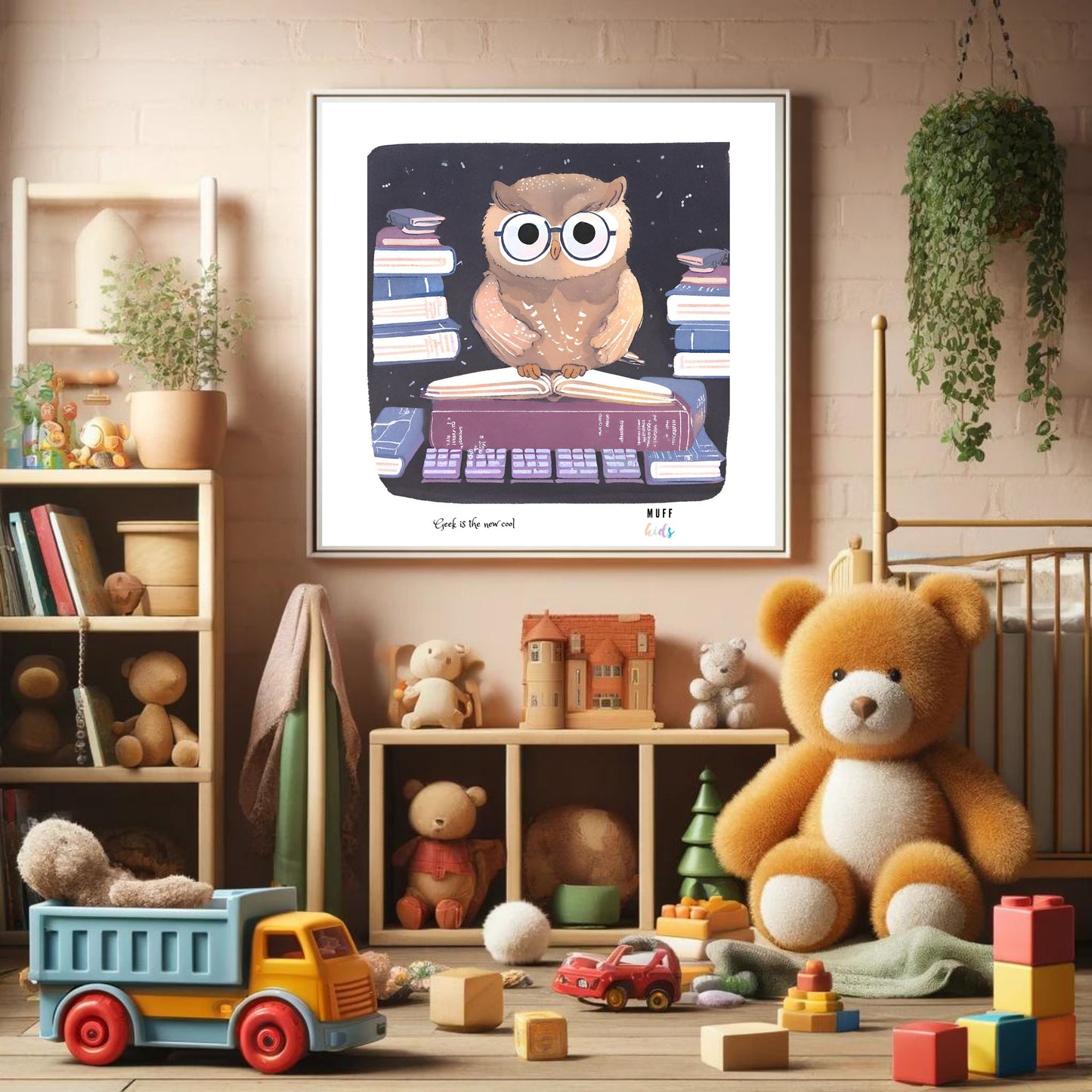 Geek Series No:13 Art Print Poster For Kids