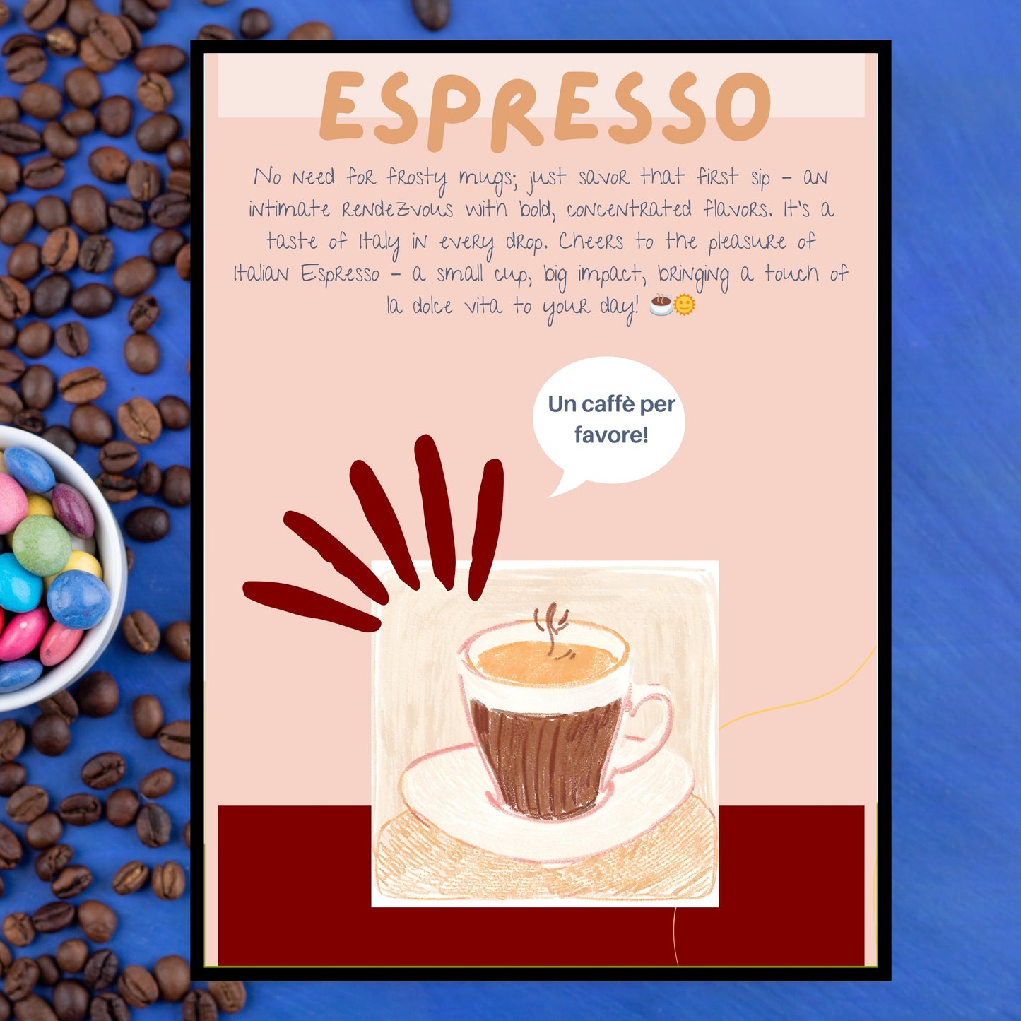 Art Print Design Poster Coffee Espresso No.2