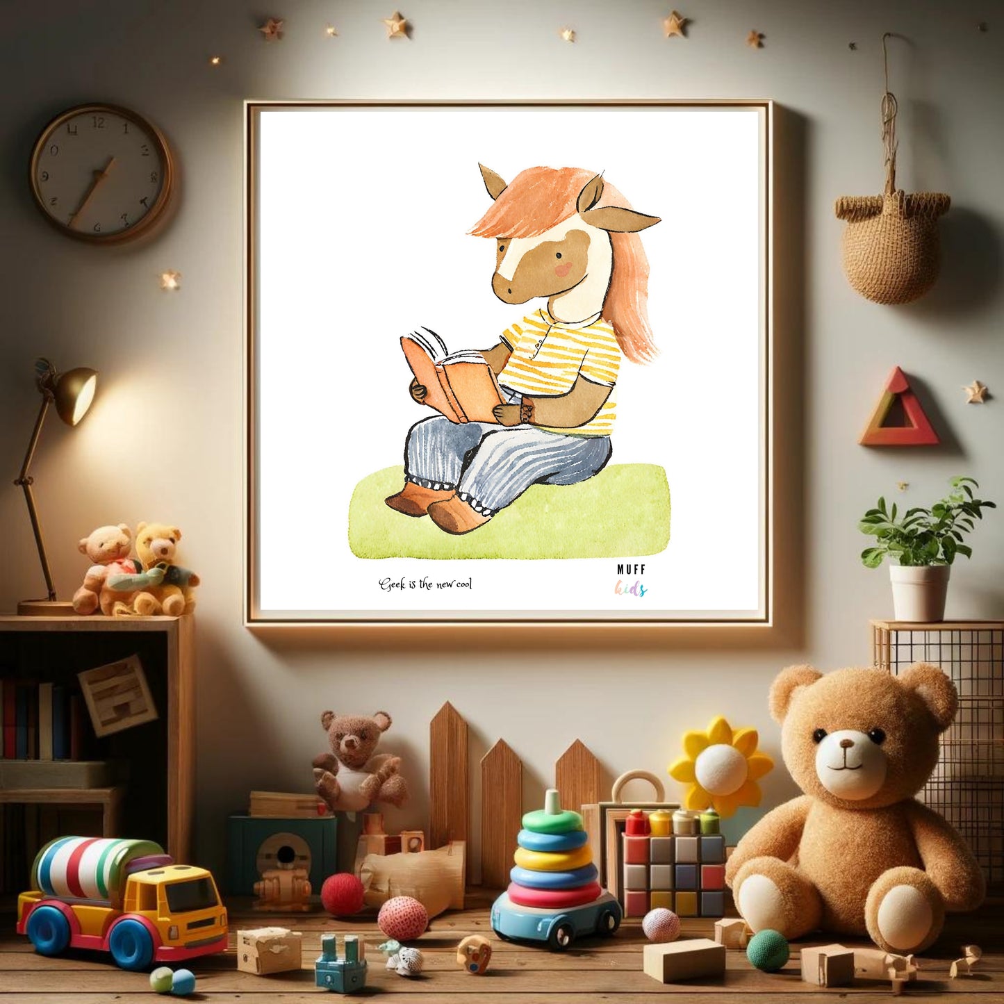 Geek Series No:3 Art Print Poster For Kids