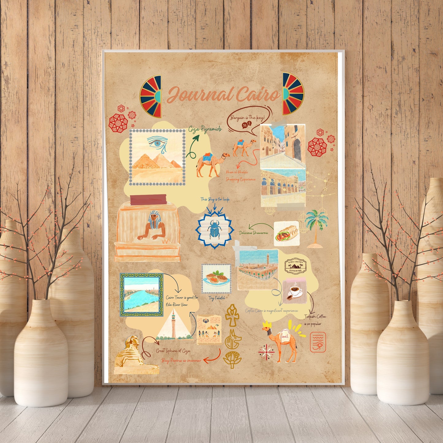 Discovery Art Print Design Poster Journal Cairo