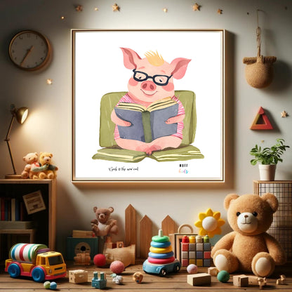 Geek Series No:8 Art Print Poster For Kids