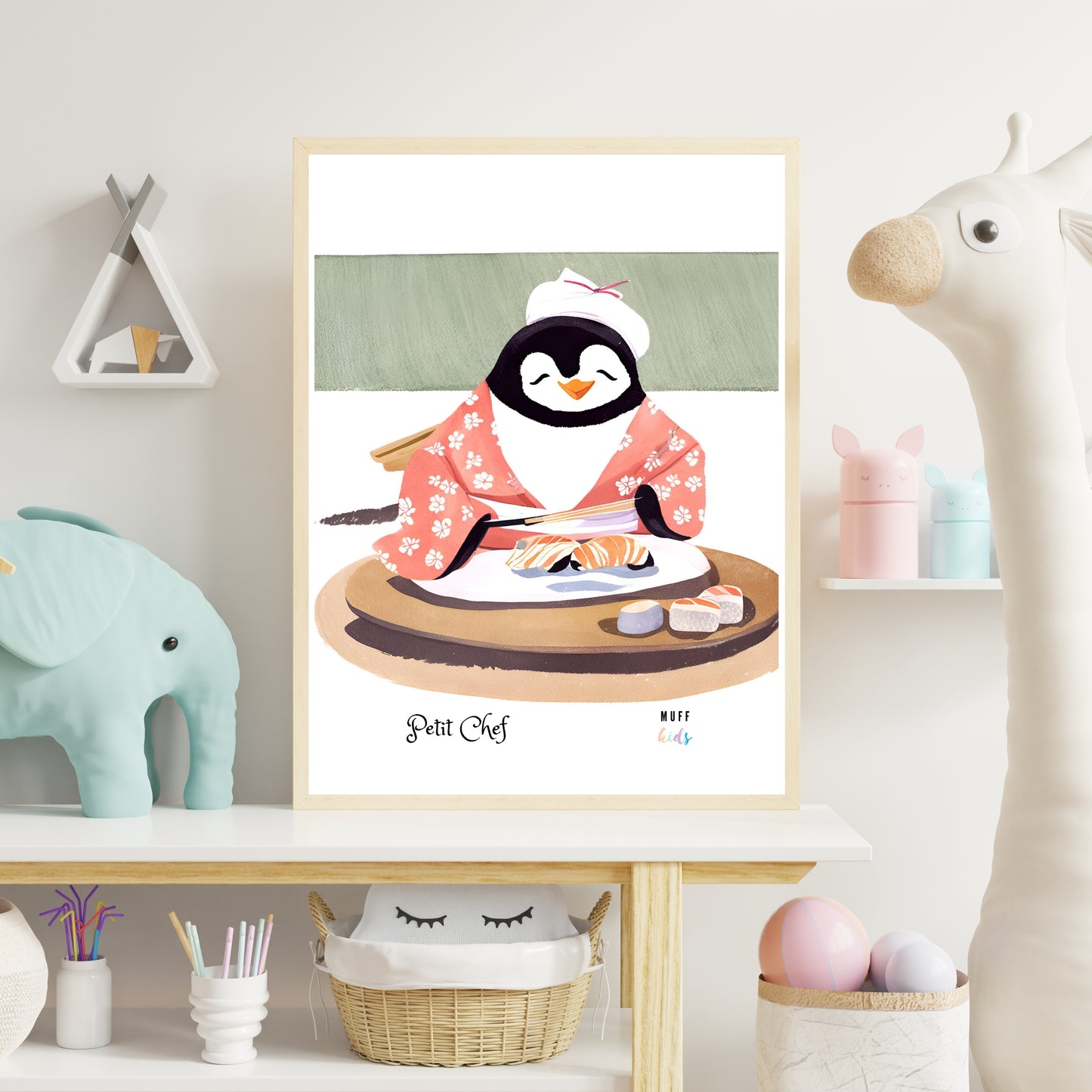 Petit Chef No.5 Art Print Tasarım Çocuk Odası Posteri