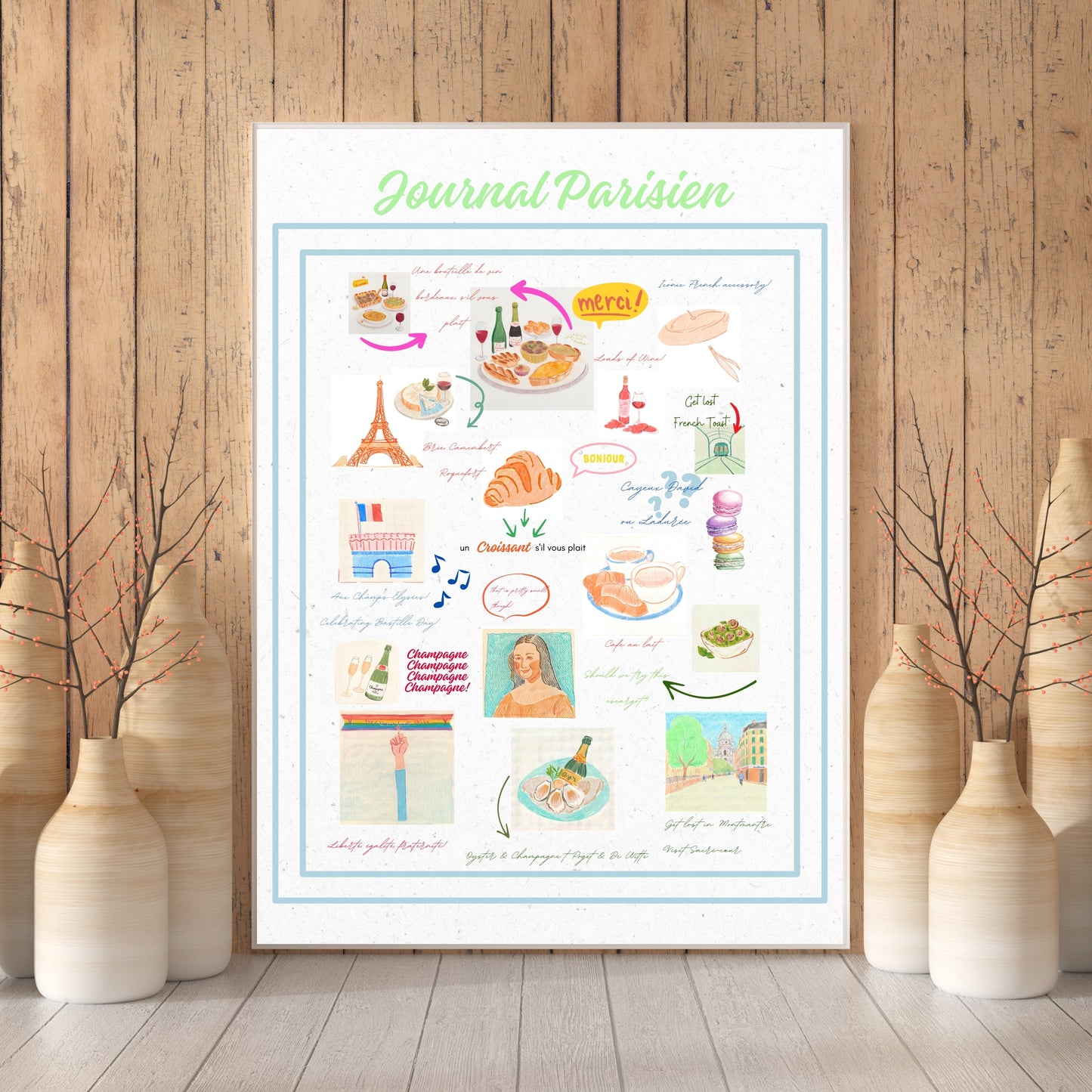 Discovery Art Print Design Poster Journal Parisien