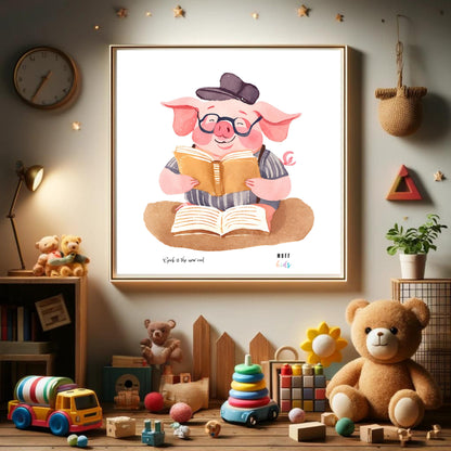 Geek Series No:7 Art Print Poster For Kids