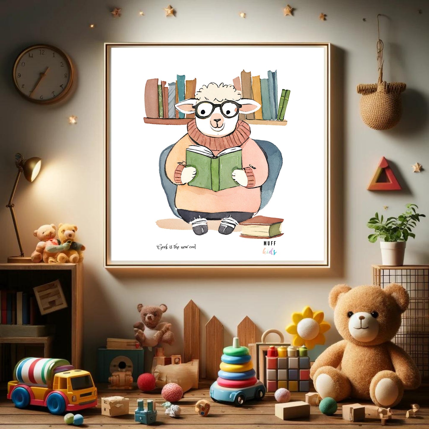 Geek Series No:11 Art Print Poster For Kids