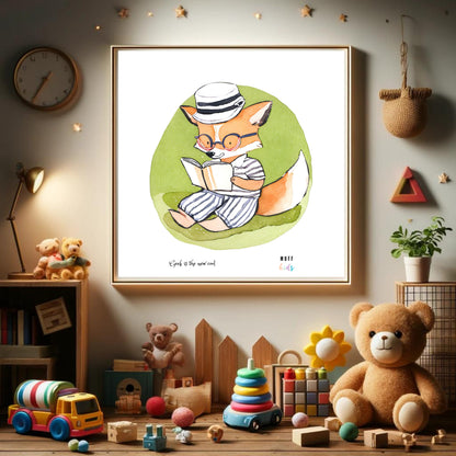 Geek Series No:5 Art Print Poster For Kids