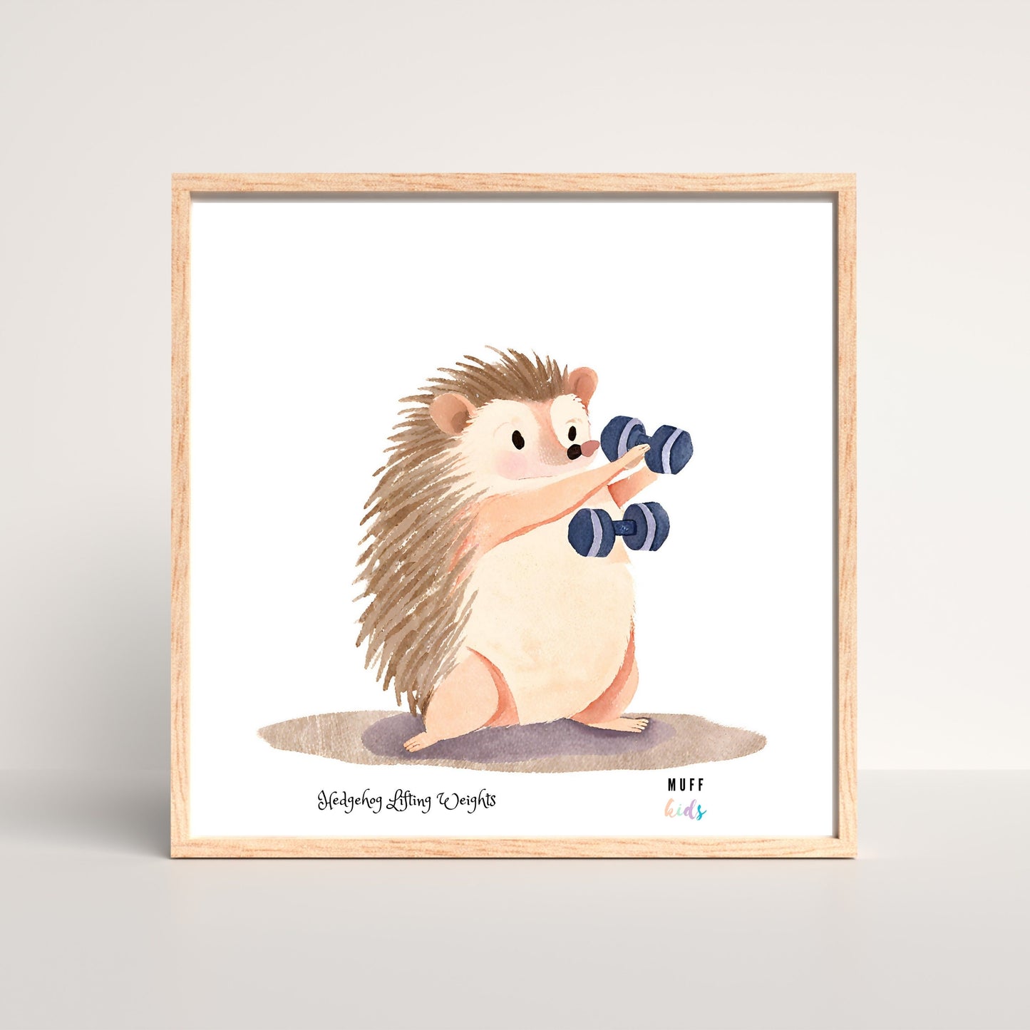 Art for Kids | Sportive Animals No:1 | Printable Kids Art | Educational Art Print | Digital Art Design | Instant Download